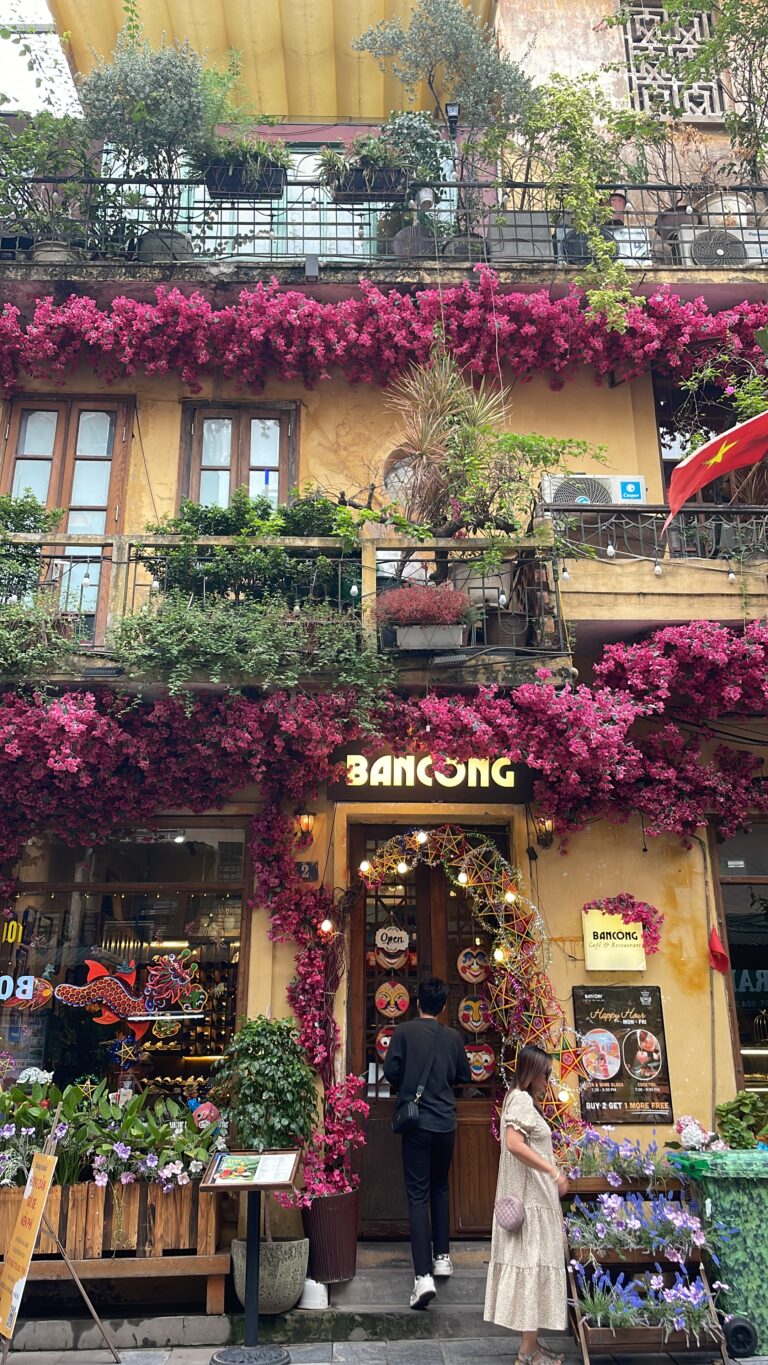 Bancong exterior, what to do in hanoi for 3 days