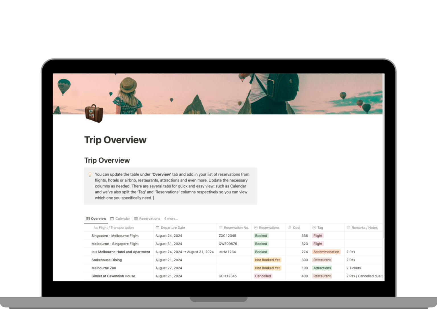 The Travel Planner Laptop 5
